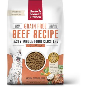 The Honest Kitchen Whole Food Clusters Grain Free Beef Dry Dog Food, 20 Lbs