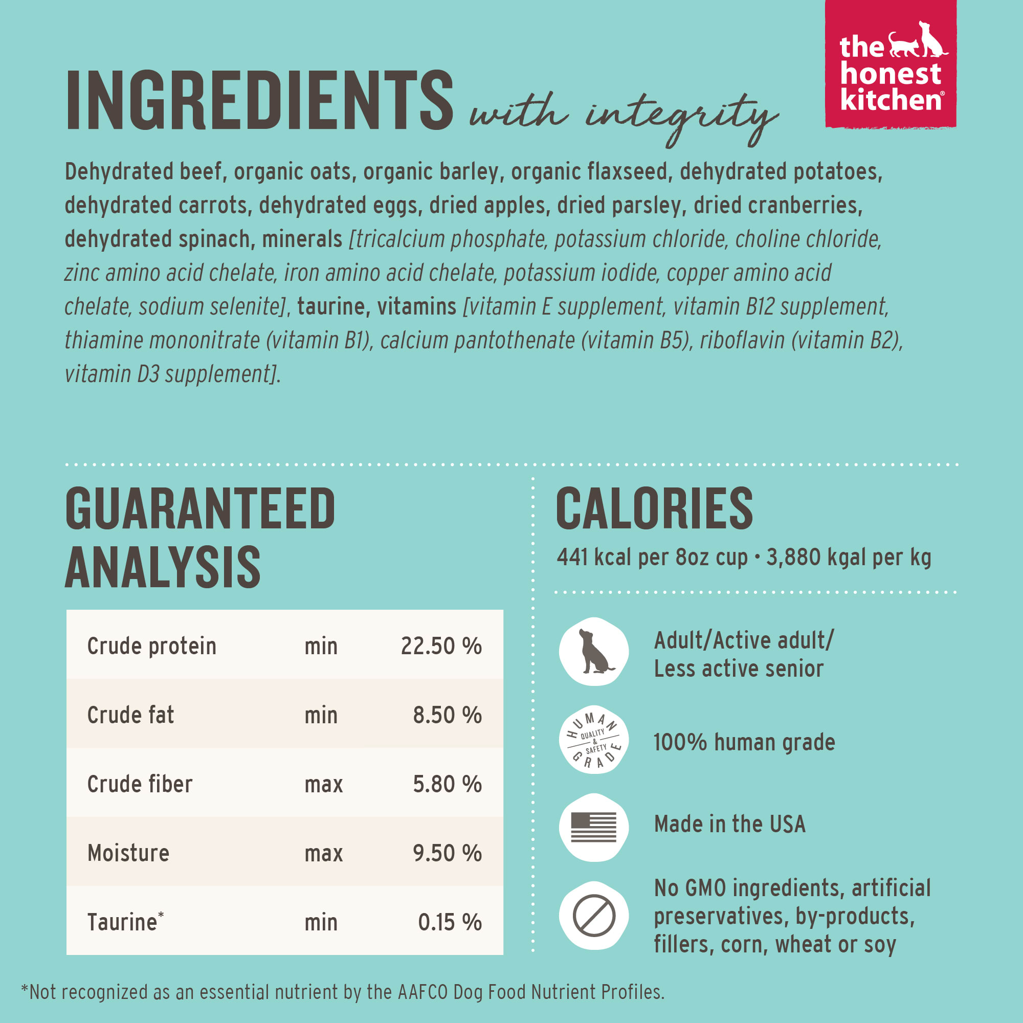 The Honest Kitchen Human Grade Wholemade™ Dehydrated Dog Food Whole Grain Beef & Oat  7 Lb (Makes 28 Lbs) thumbnail
