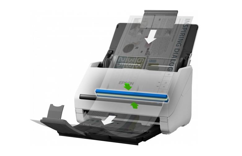 Epson WorkForce DS-530 II Sheet-fed Scanner 600 X 600 DPI A4 Black White thumbnail