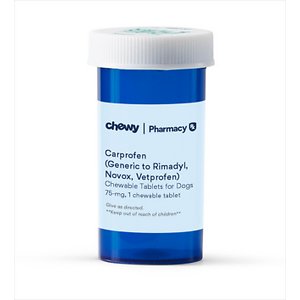 Carprofen (Generic) Chewable Tablets for Dogs, 75 Mg, 1 Chewable Tablet