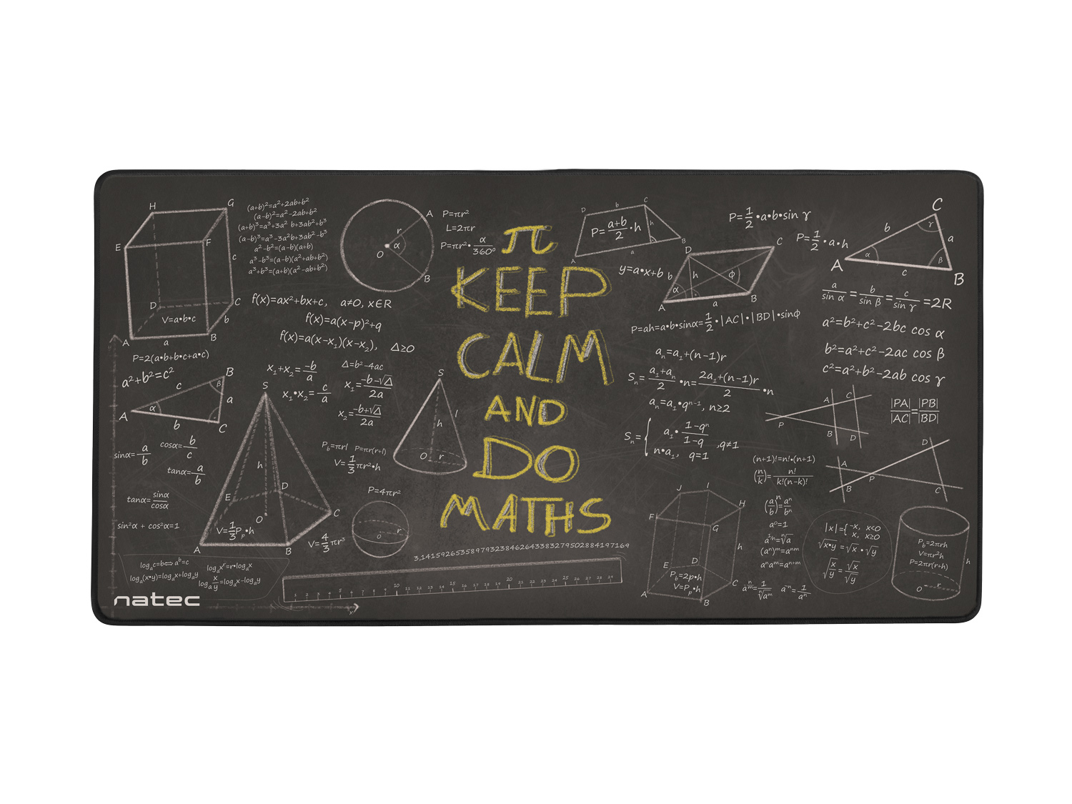 Maxi Podložka Pod Myš Natec Maths, 40x80cm