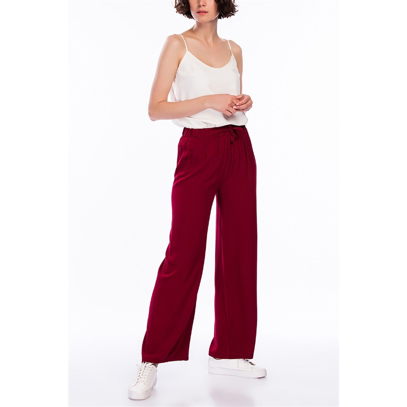 Z6567 Dewbery Ladies Pants-burgundy