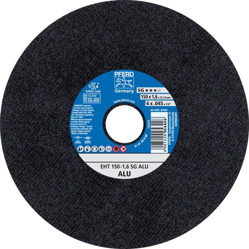 Pferd Cut-off Wheel EHT 150-1,6 SG Aluminium- You Get 25