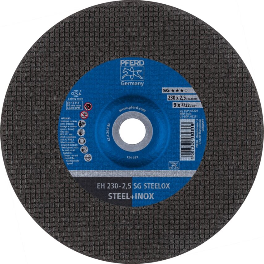 Pferd Cut-off Wheel EH 230-2,5 SG Steelox- You Get 25