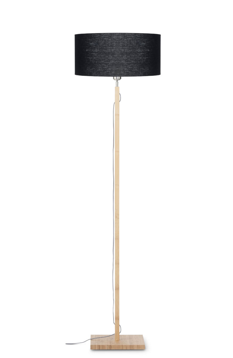 [G-M-FUJI/F/4723/B] Stehlampe Fuji Bambus 167cm/Lampenschirm 47x23cm