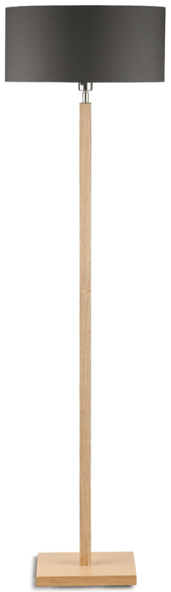 [IAR-KOBE/F155/4723/a] Stehlampe  Eiche Holz Kobe 155cm/Lampenschirm  47x23cm