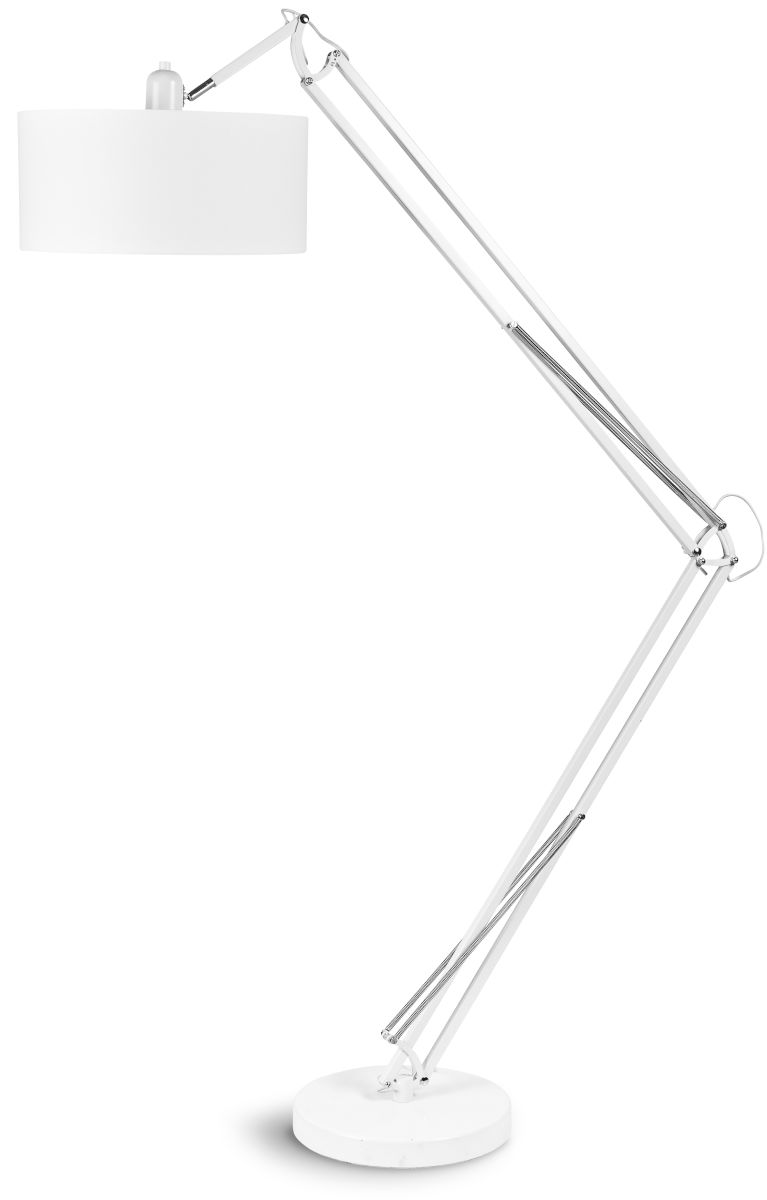 [IAR-MILANO/F/W/4723/a] Stehlampe Eisen/ Milano 235cm/Lampenschirm 47x23cm