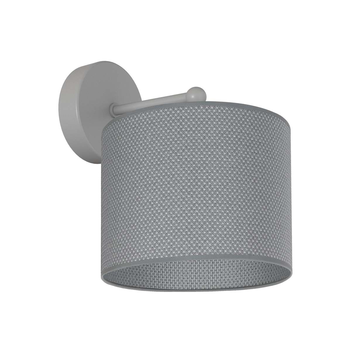 Wandleuchte \'Belvedere\'  1xE27  Textil + Metall Ohne Birne [MLP-4722]