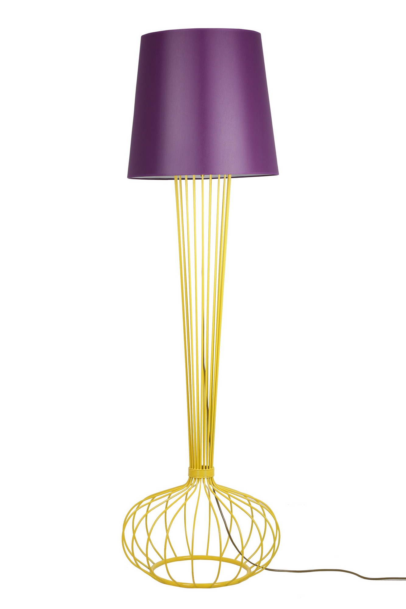 Stehlampe \'8306-2\'  Gelb/Lila 1xE27 Ohne Birne [OPV-534LUN2245]