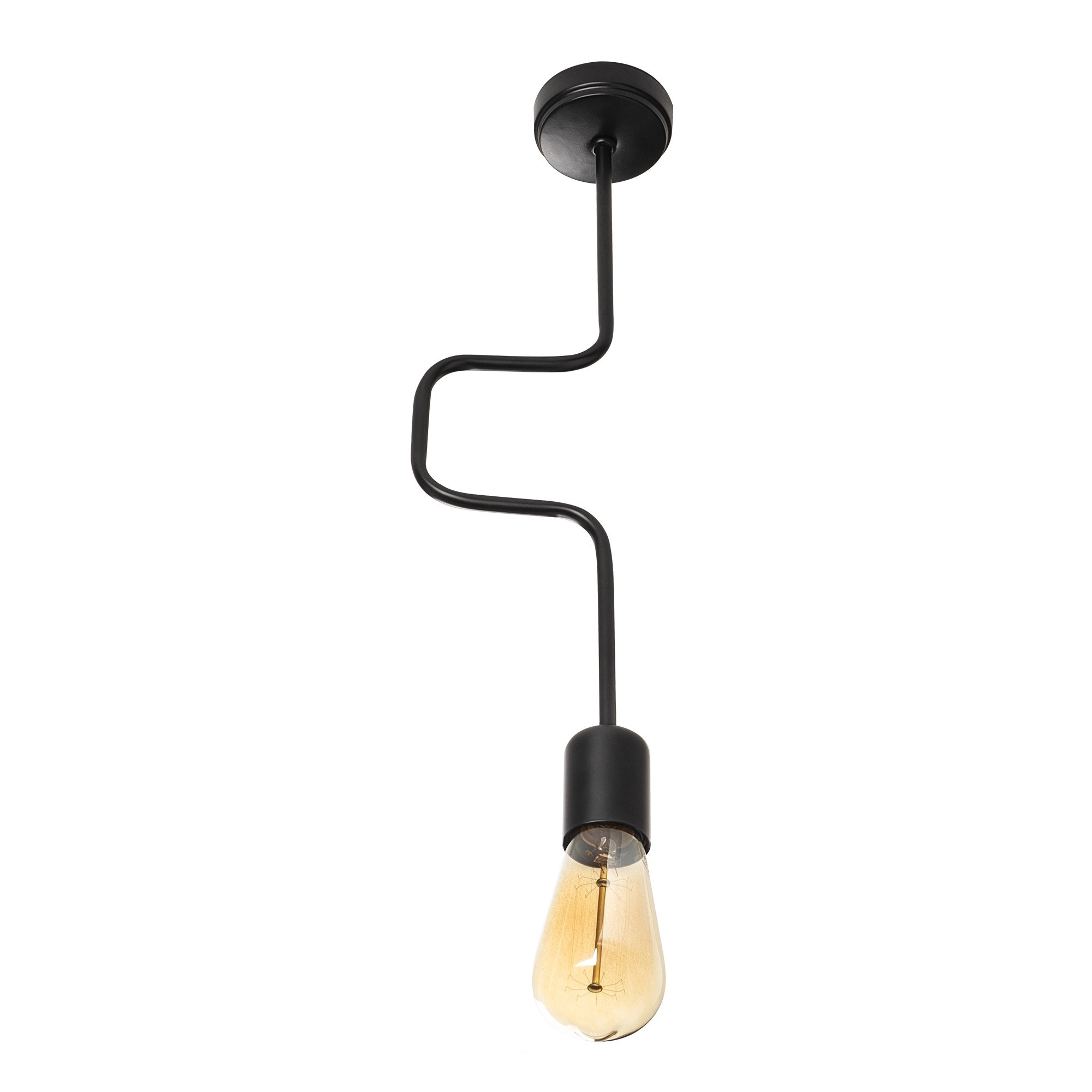 Hängelampe \'Denge - 3443\' Schwarz 1xE27 Ohne Birne [OPV-892OPV1434]