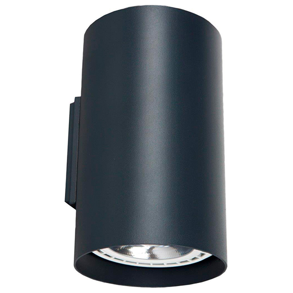 Wandleuchte \'Tube\' Graphit 2xGU10 Ohne Birne [MIM-9318]