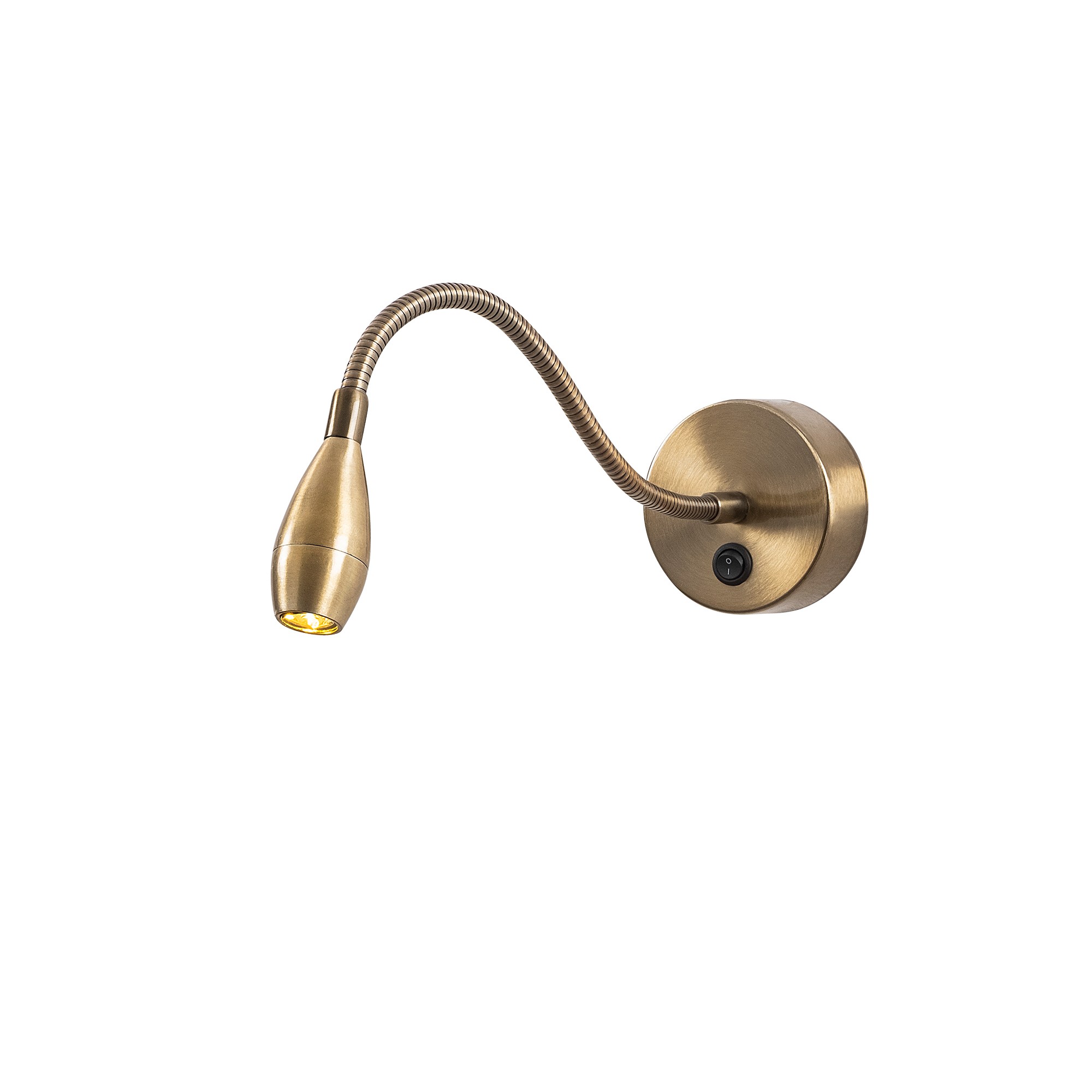 Wandleuchte \'Reading - 3252\' Metall Vintage LED 1W 2700K [OPV-584TTM1946]