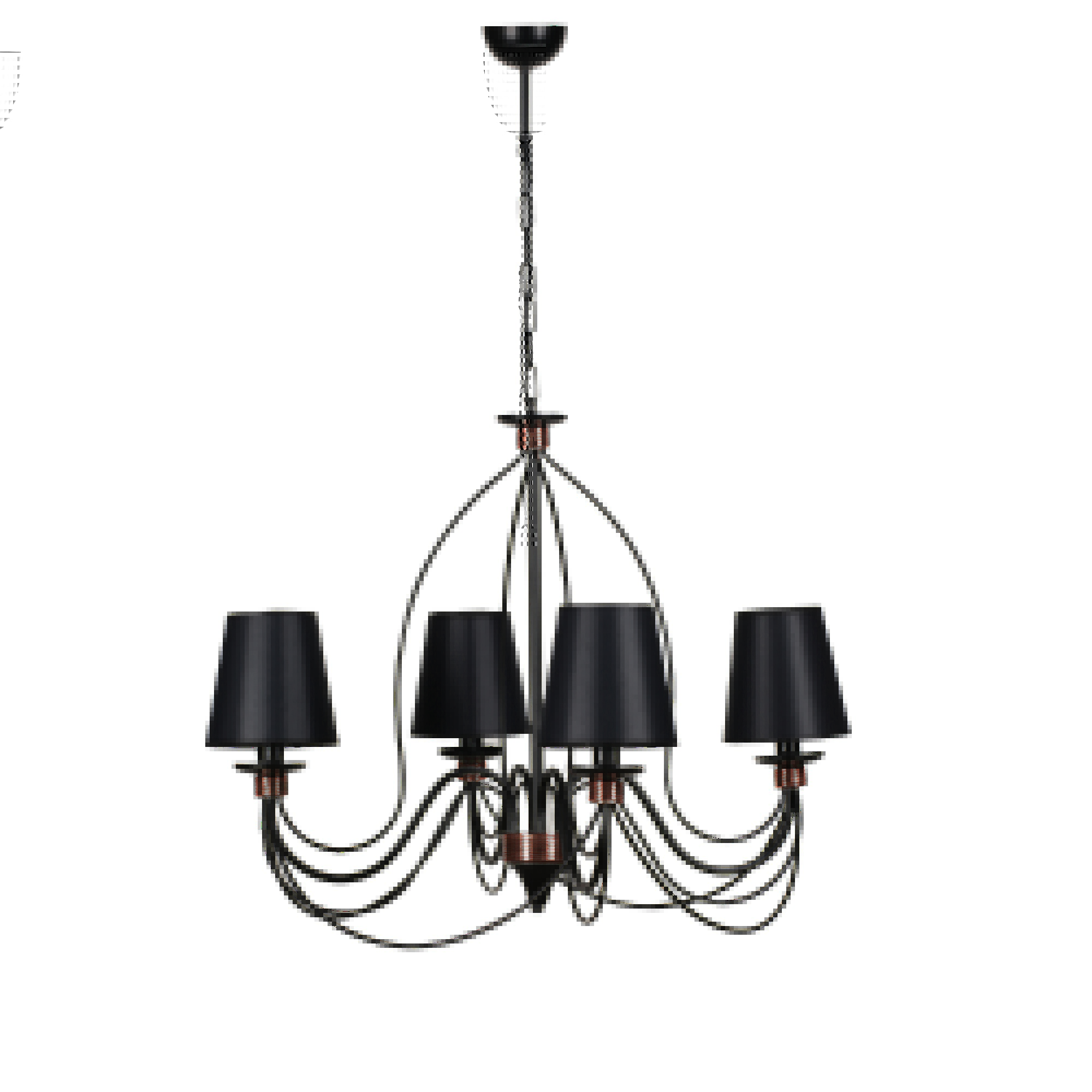 Pendelleuchte \'7751\' Metall Multicolor E14 Ohne Glühlampe [OPV-846STL1441]
