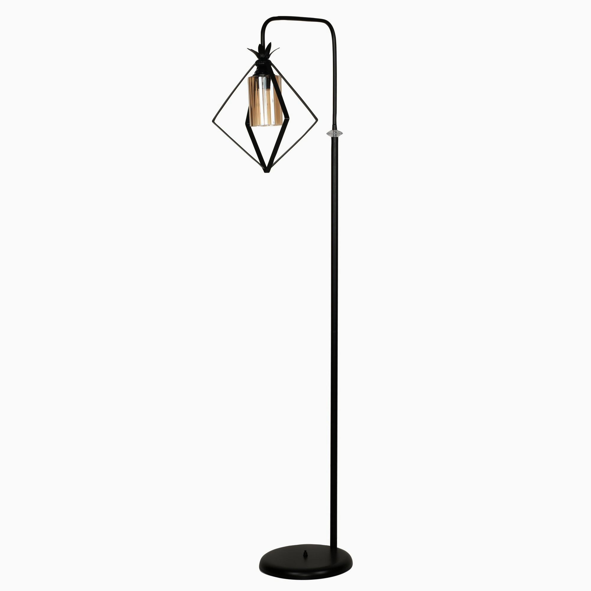 Stehlampe \'7796-S\' Metall / Kristall Multicolor E27 Ohne Glühlampe [OPV-846STL2650]