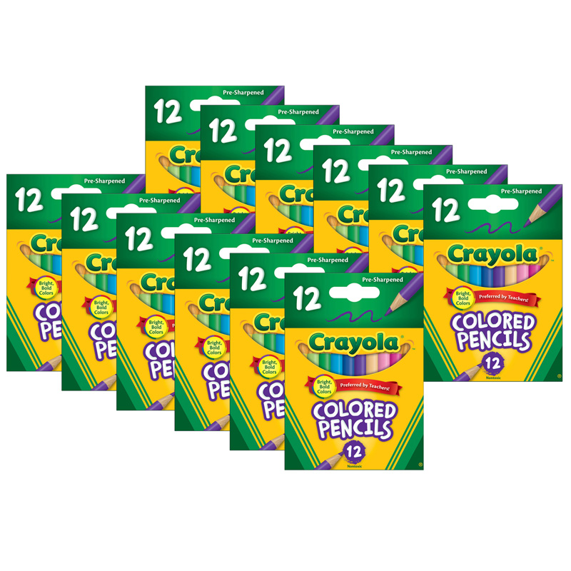 Crayola (12 Pk) Short Colored Pencils 12