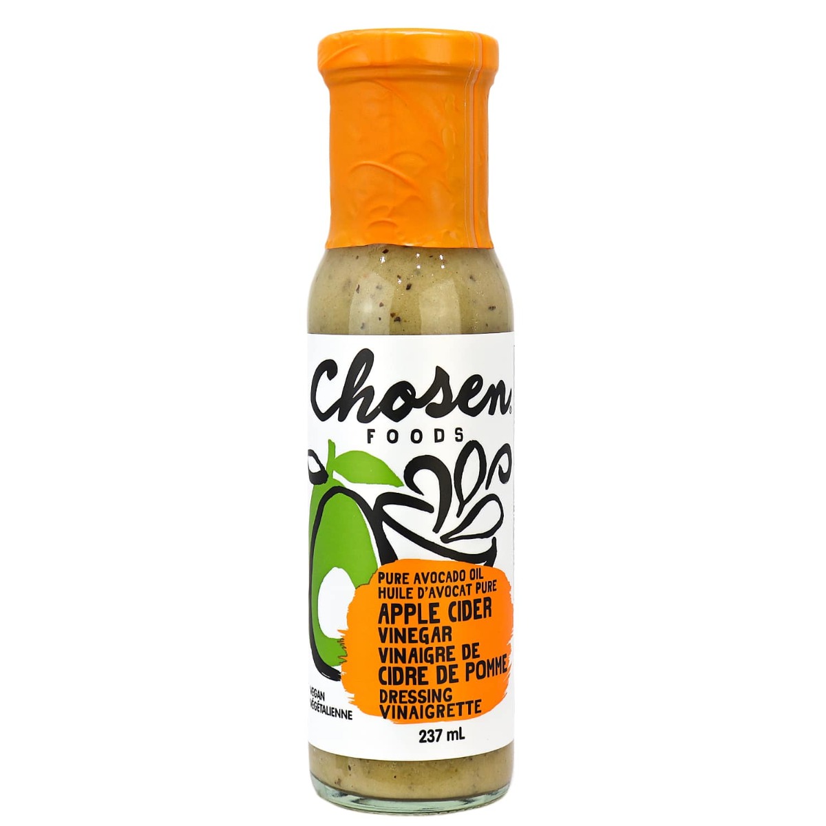 Chosen Foods Dressing Gluten Free Apple Cider Vinegar 8 Oz