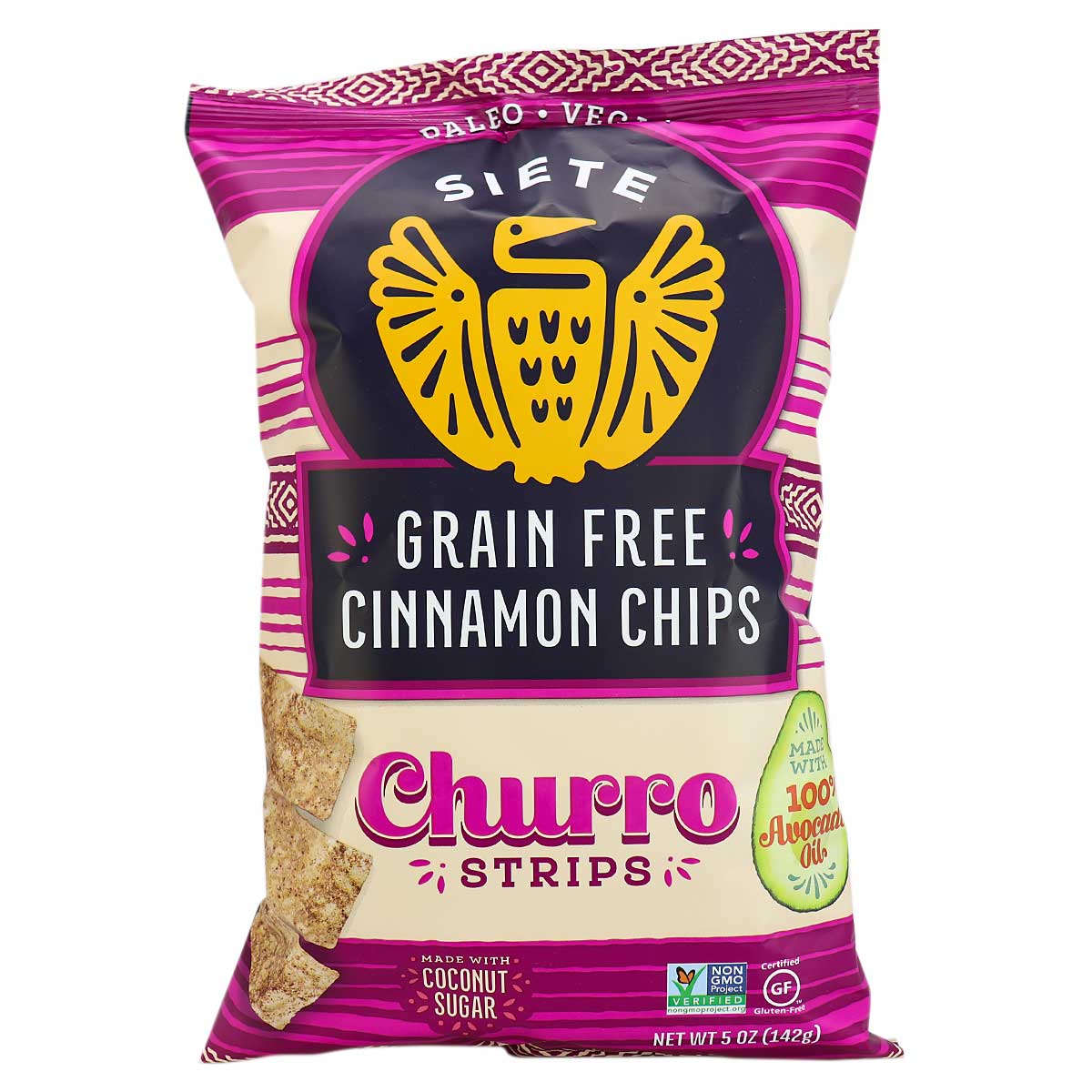 Siete Grain Free Cinnamon Chips Churro Strips Tortilla Chips - 5oz