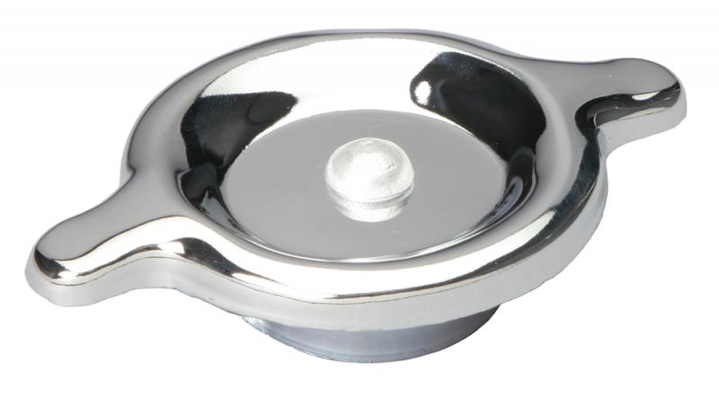 Trans-Dapt Performance 4804 TWIST-in Style OIL CAP; GM Vehicles; Rubber with CHROME Top- PLAIN