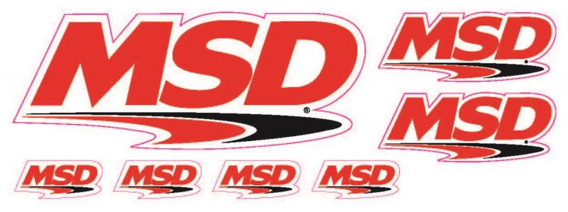 Decal, MSD Logo, Multi Size Sheet, 6.25