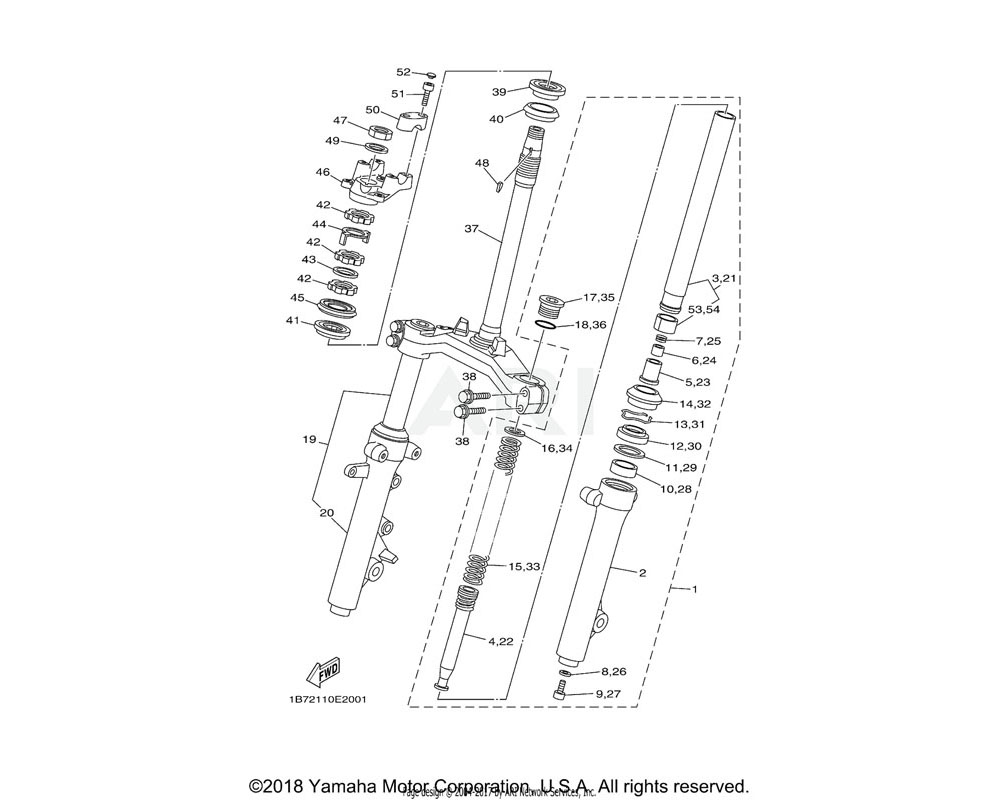 Yamaha OEM 5RB-23111-00-00 BOLT, CAP