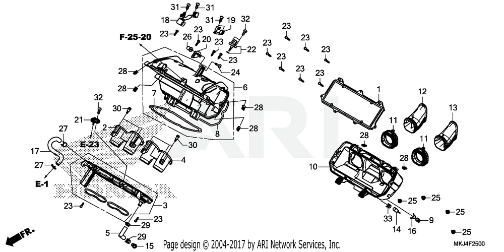 Honda OEM 32218-MKJ-D00 Clamp Harness