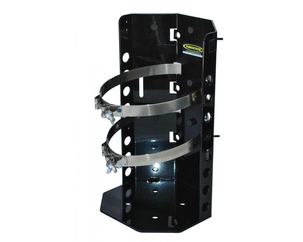 Power Tank BKT-2292-SS-BK Propane Tank Power Bracket Comp 10-15 Lb. CO2 Tank 6.9 Inch Diameter Black Tank