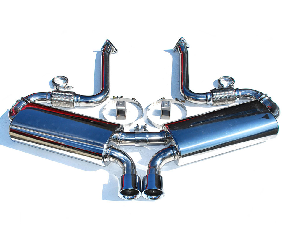 Fabspeed FS.POR.9862.SPKGP Performance Package Without ECU with Tips|Polished Chrome Porsche 986 Boxster 00-04