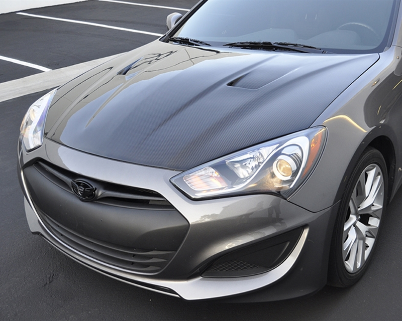 ARK SFCH-0700 S-FX Legato Carbon Fiber Hood Hyundai Genesis Coupe 10-16