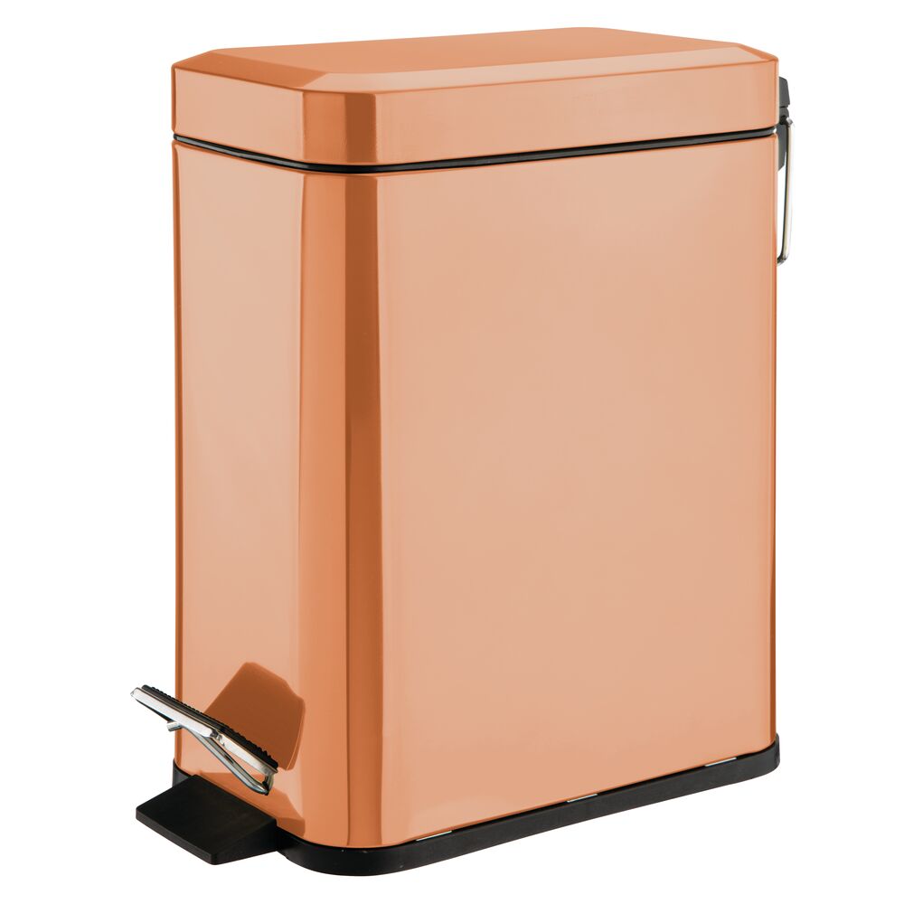 5-Liter Slim Rectangular Step Trash Can