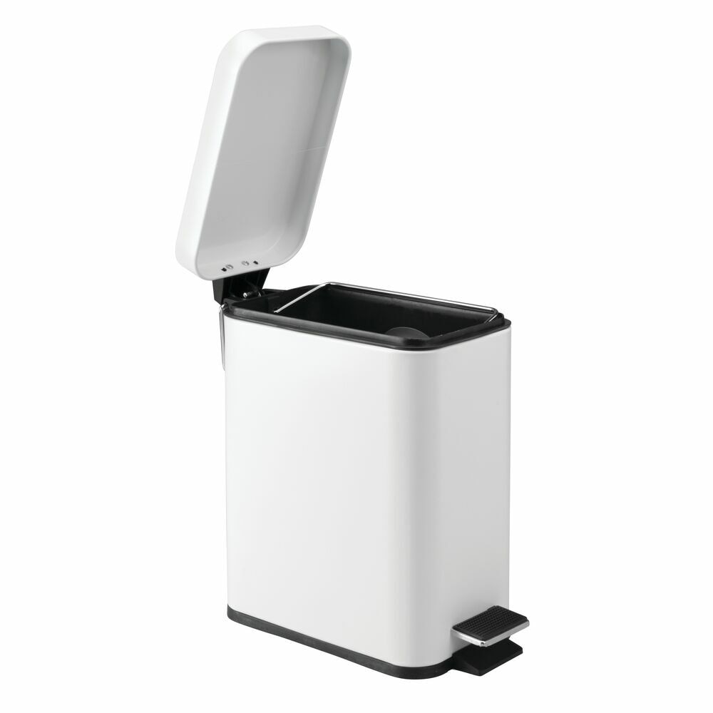 5-Liter Slim Rectangular Step Trash Can