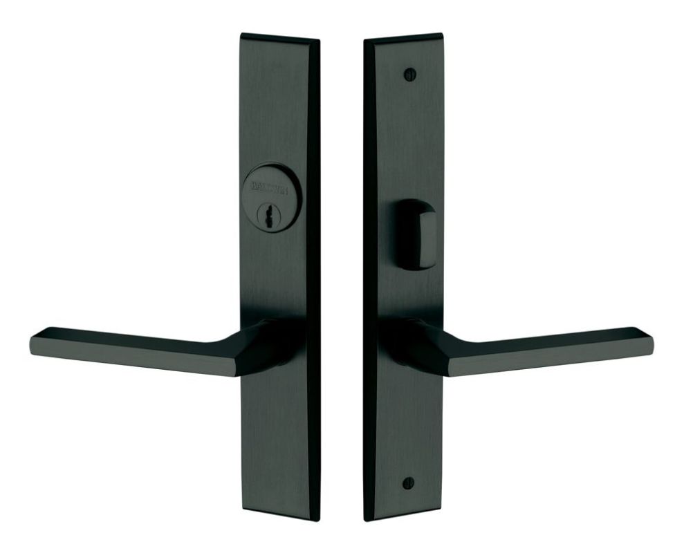 Baldwin 6974.FD Dummy Set Handleset Satin Black