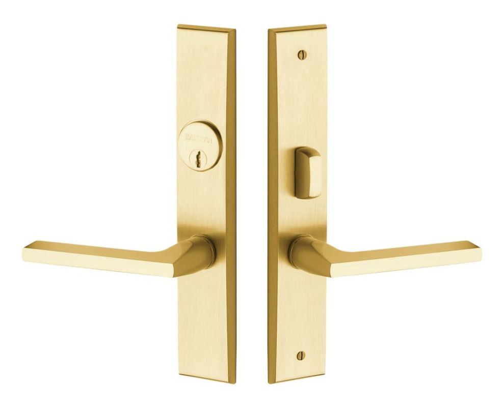 Baldwin 6974.Entr Lakeshore Lever Single Cylinder Mortise Handleset Trim Set