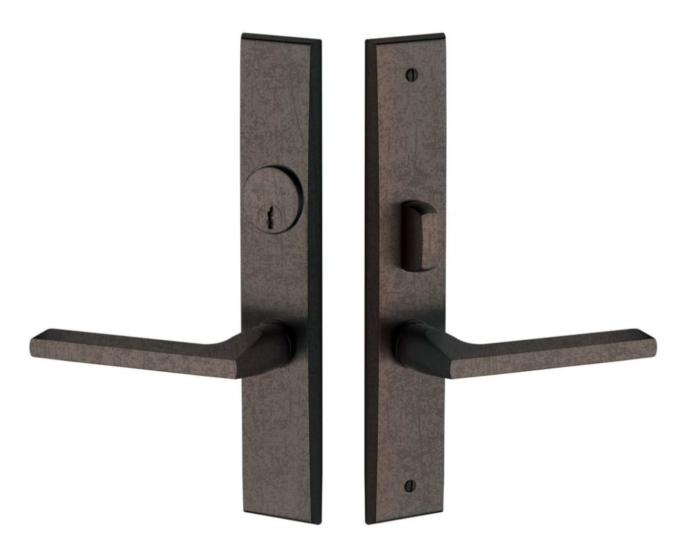 Baldwin 6974.FD Dummy Set Handleset Distressed Oil Rubbed Bronze Handleset Dummy Set
