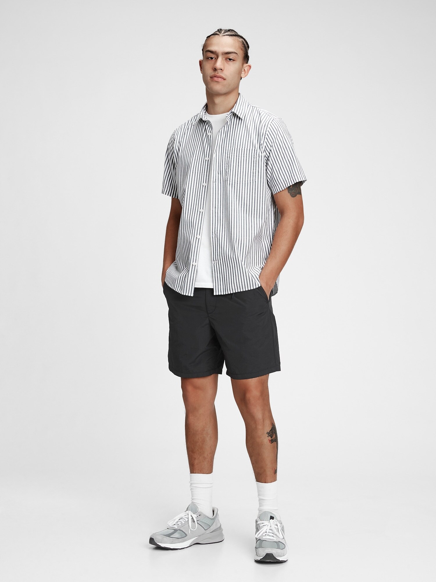 GAP Shirt Ss Pop Reg Collar - Men's thumbnail