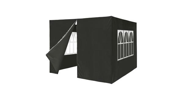 InstaHibit 10x6.6 Ft 4 Sidewalls Kit Zipper Door Window for Pop up Canopy Patio