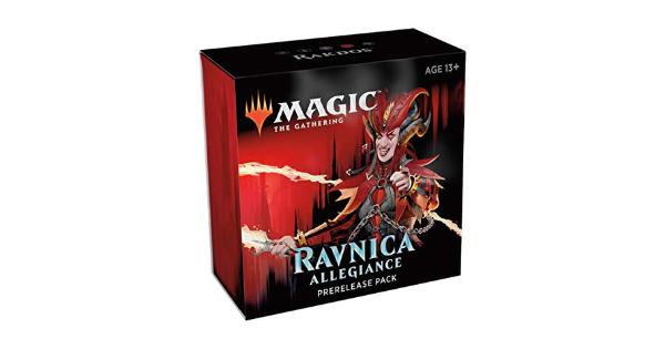 Magic the Gathering: Ravnica Allegiance Prerelease Pack Rakdos (Pre-Pelease Promo + 6 Boosters + D20 Spindown Counter) Kit