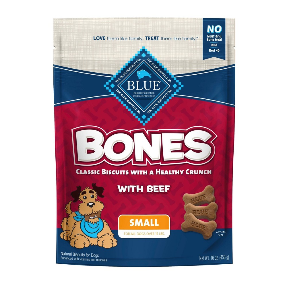 Blue Buffalo Classic Bone Biscuits with Beef Small