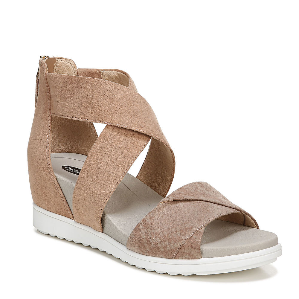 Women's Dr. Scholl's Golden Hour Wedge Sandal, Size 11 M - Brown