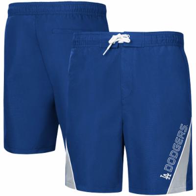 Men's G-III Sports by Carl Banks Royal Los Angeles Dodgers Sunrise Volley Swim Trunks, Size: XL, Blue