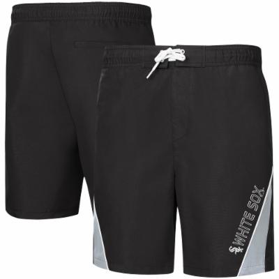 Men's G-III Sports by Carl Banks Black Chicago White Sox Sunrise Volley Swim Trunks, Size: 2XL