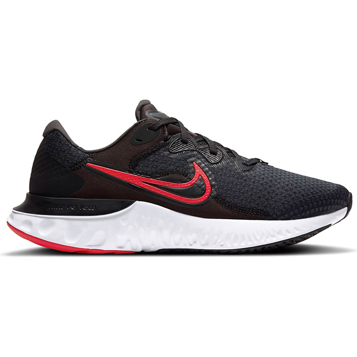 Nike Renew Run 2 Shoes Black/Red Marathon Running Shoes CU3504-001 (Size: US 10)