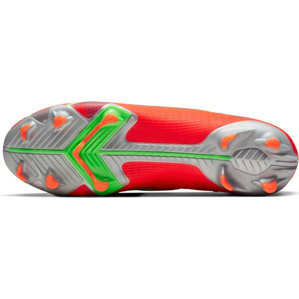 Nike Superfly 8 Academy FG/MG Red Blue Green Football Boots/Soccer Cleats (Professional/Low Tops) CV0843-600 (Size: US 10) thumbnail
