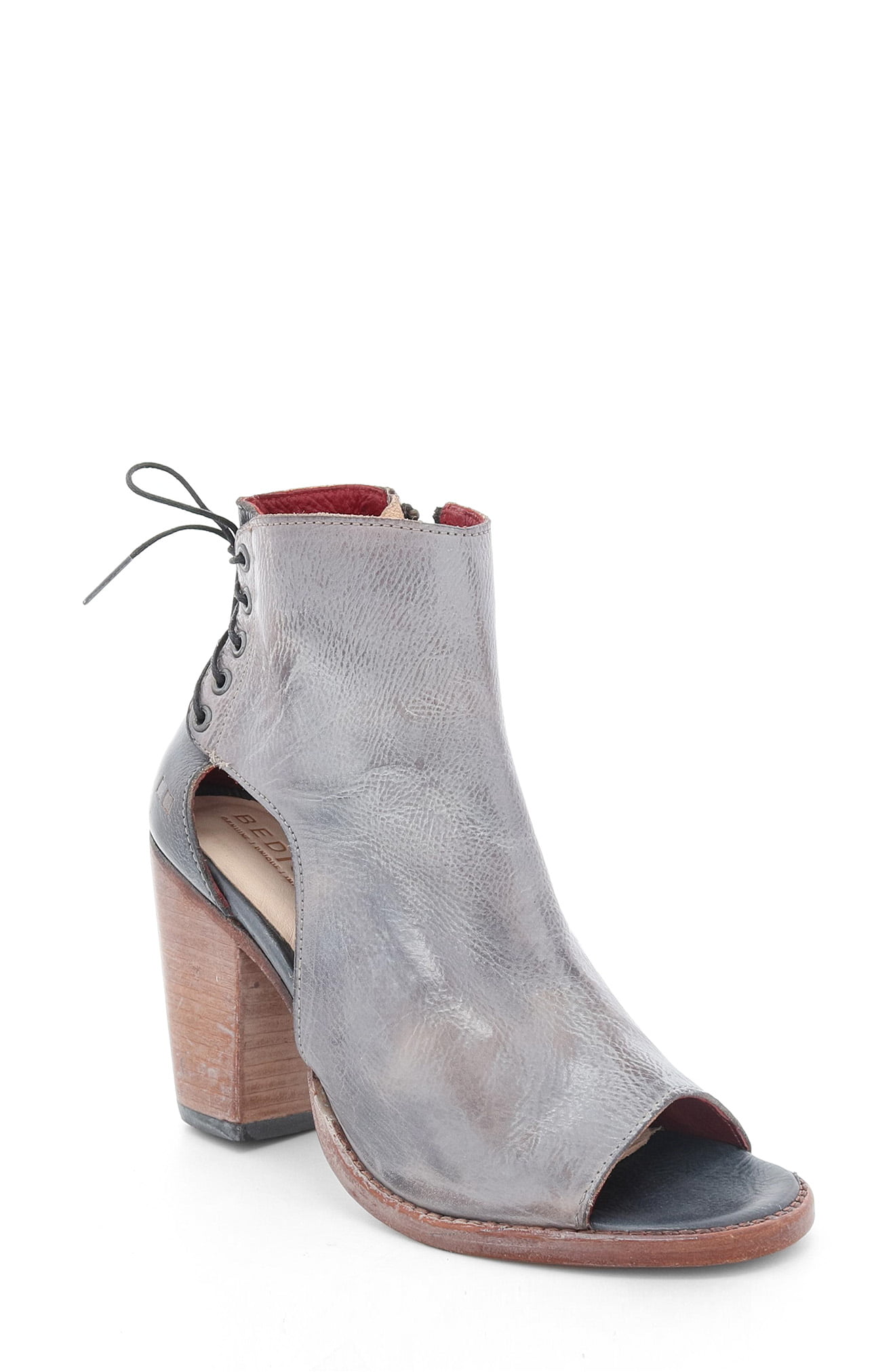 Bed Stu Angelique Bootie in Alkaline Rust/Black Rustic at Nordstrom, Size 9