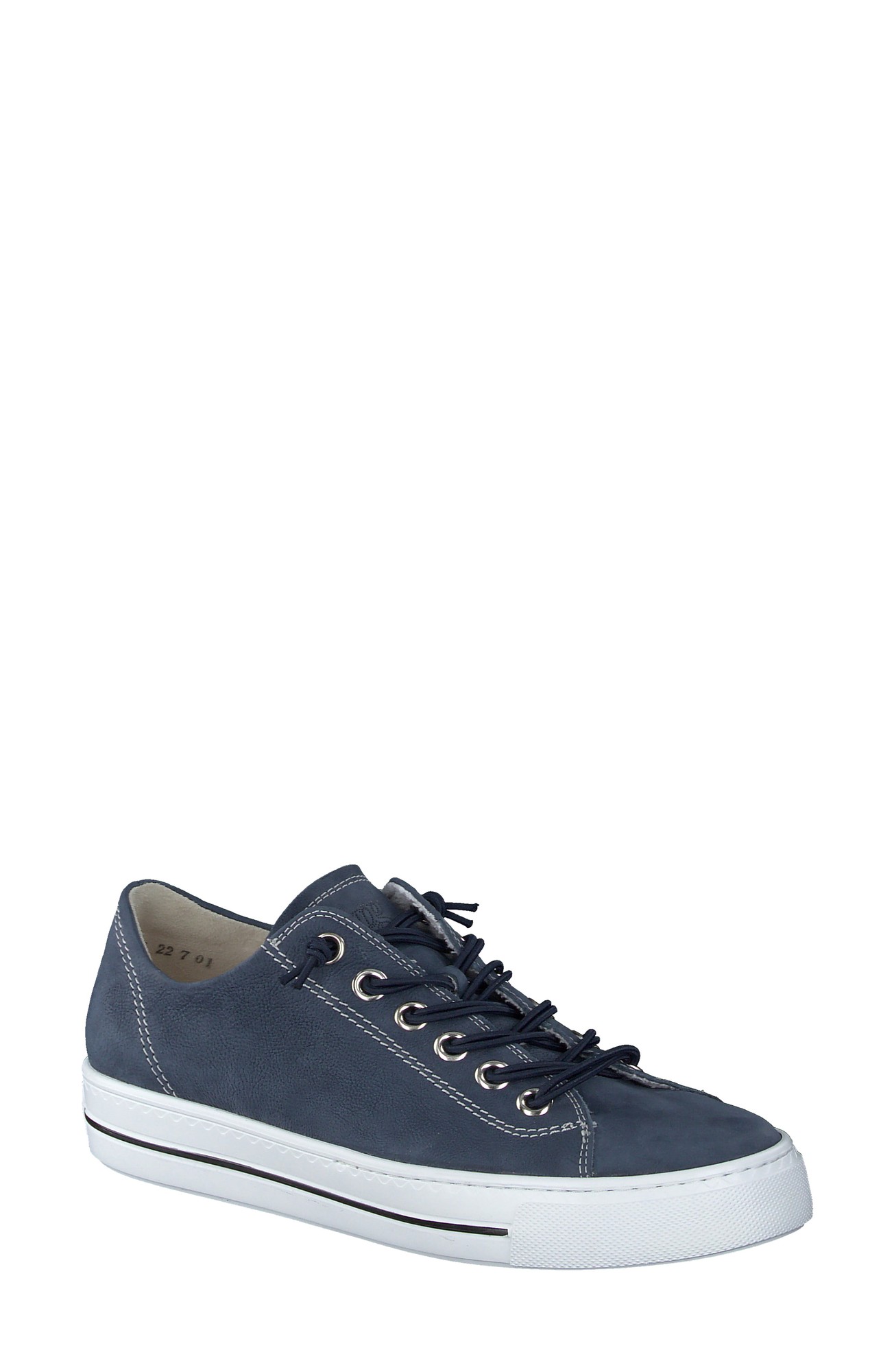 Paul Green Hadley Platform Sneaker in Indigo Nubuk at Nordstrom, Size 5.5Us