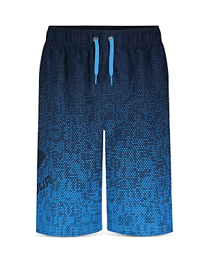 Big Boys Blackrun Gradient Volley Shorts - Blue Circuit
