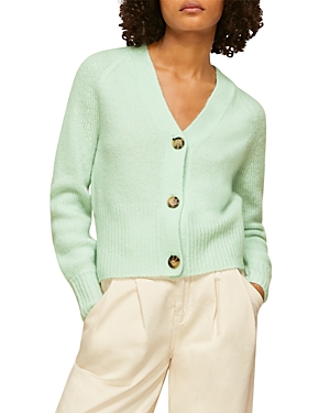 Whistles Rib Sleeve Cardigan