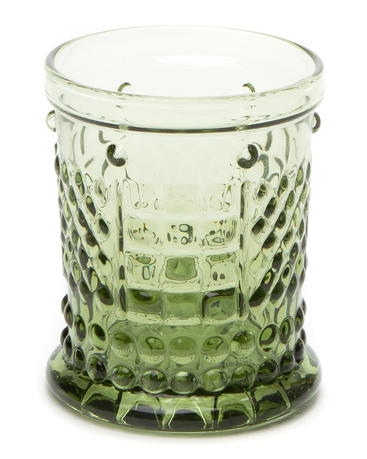 MacKenzie-Childs Coquette Juice Glass in Green