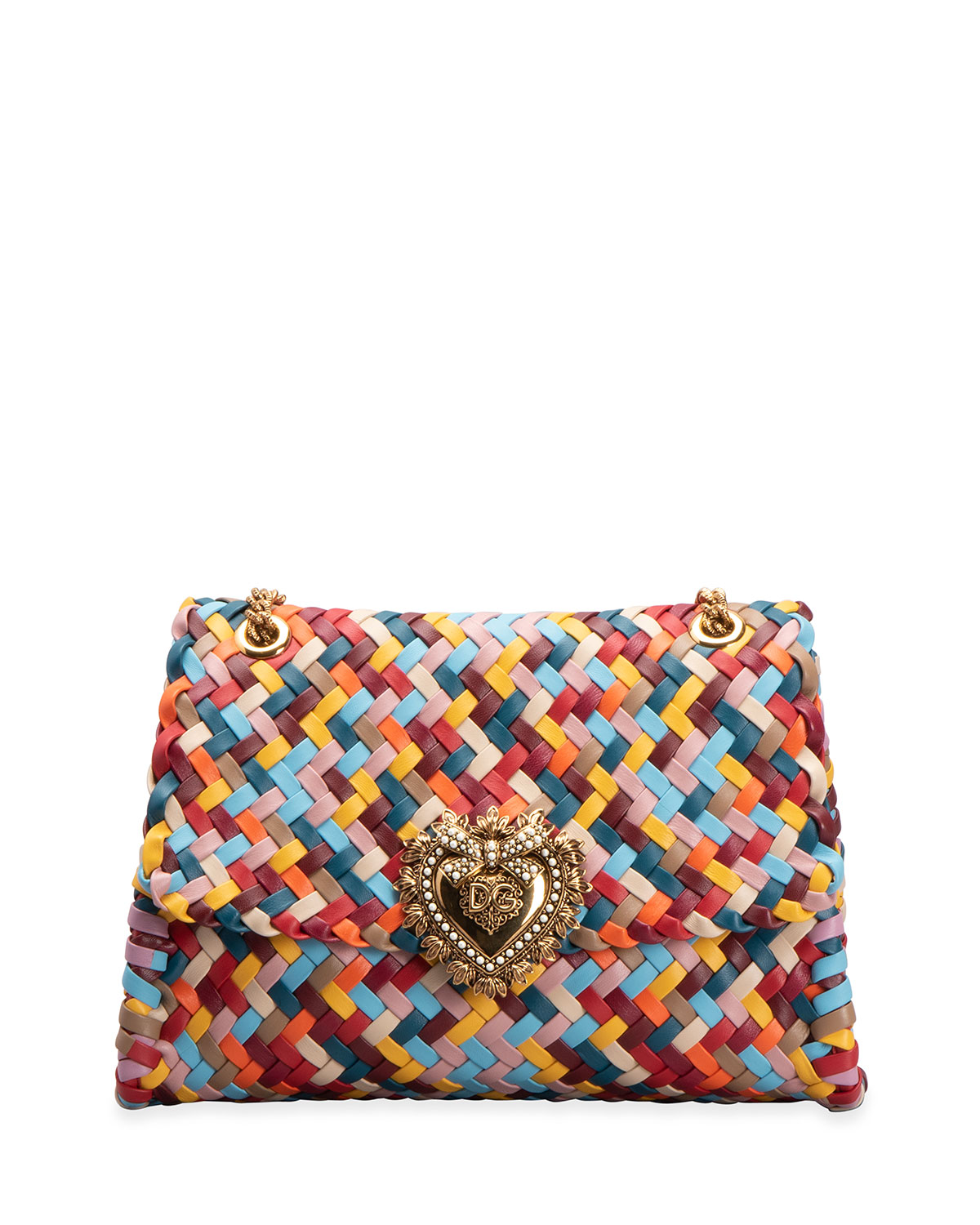 Devotion Multicolored Woven Shoulder Bag