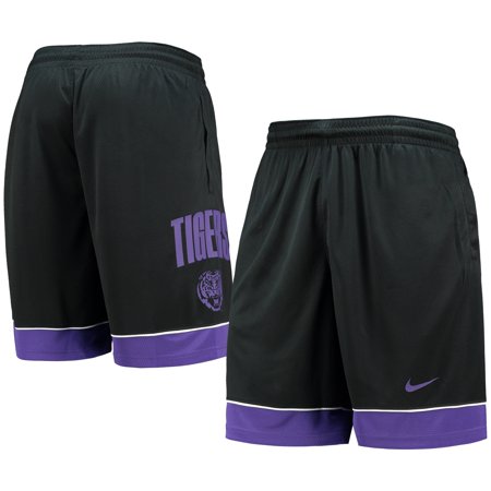 Nike Men's Louisiana State University Fast Break Shorts 10 in Black, Large - NCAA Accessories at Academy Sports