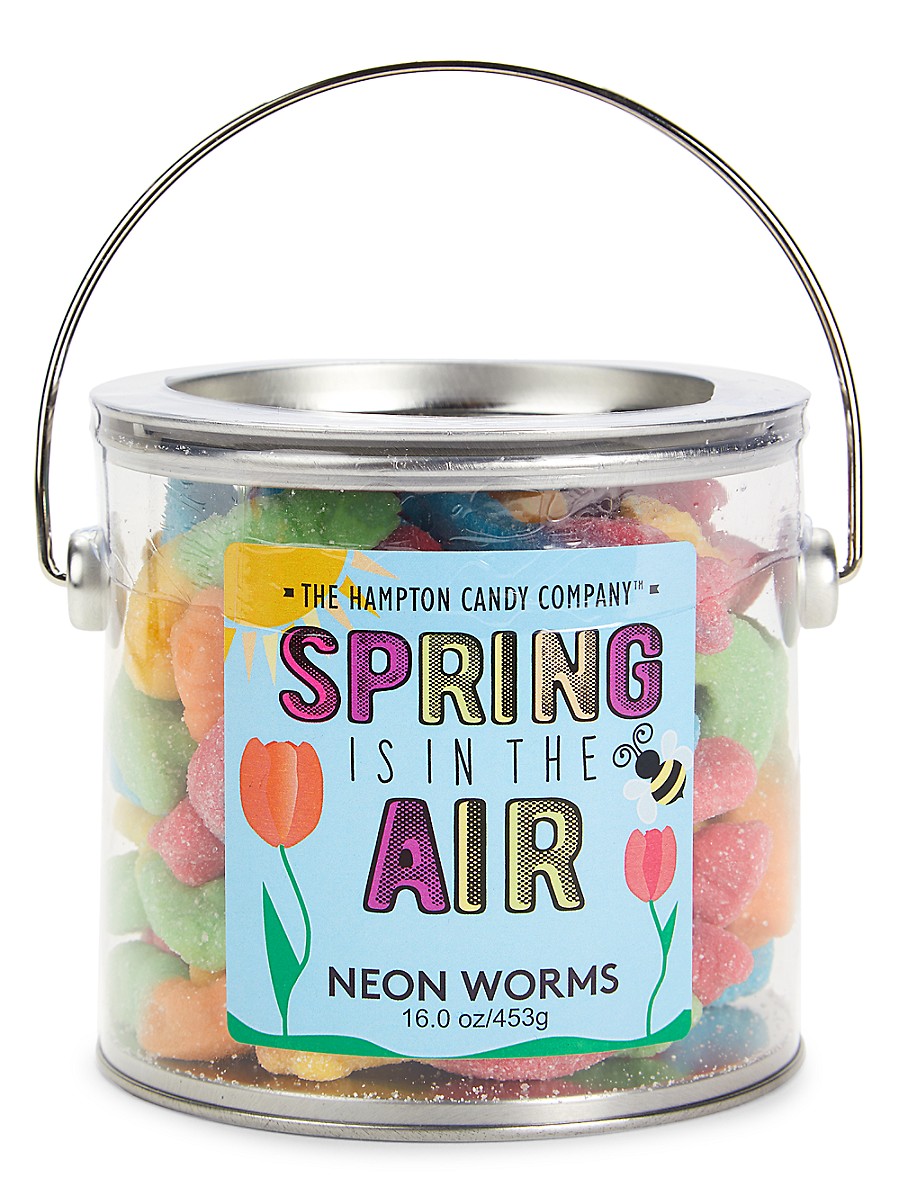 The Hampton Candy Company Spring Is in the Air Sour Neon Worms